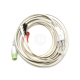 Cablu ECG 3 fire cu adaptor capse pentru defiMASTER