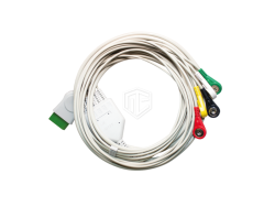 Cablu ECG 5 fire cu adaptor capse pentru defiMASTER
