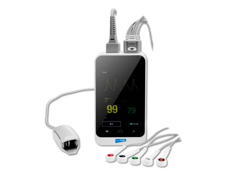 Palmcare DUO — ECG portabil + Pulsoximetru