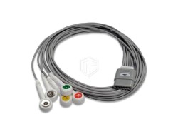 Cablu ECG 5 fire cu adaptor capse pentru Palmcare DUO/M850