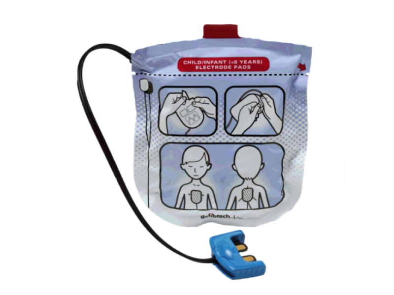 Electrozi pediatric Defibtech Lifeline view
