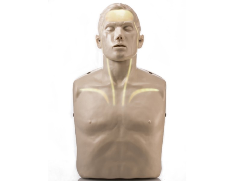 Manechin CPR Brayden LIGHTS cu WHITE LED lighting