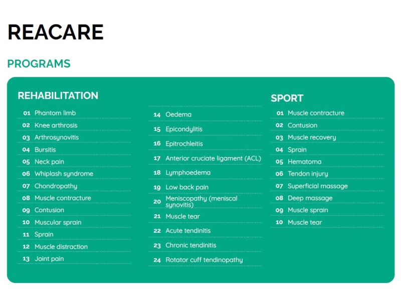 ReaCare aparat tip Tecar