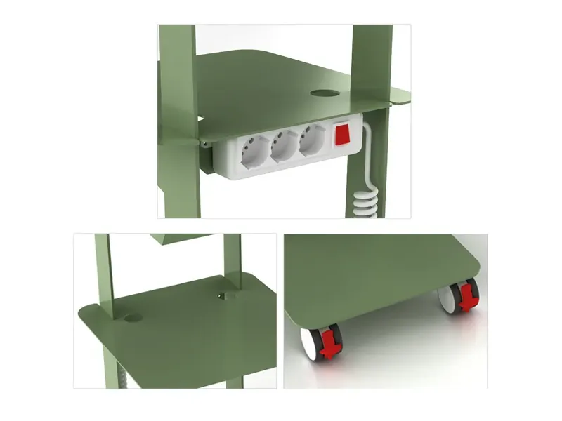 Astro Etajera Cu 3 Rafturi Si 3 Prize