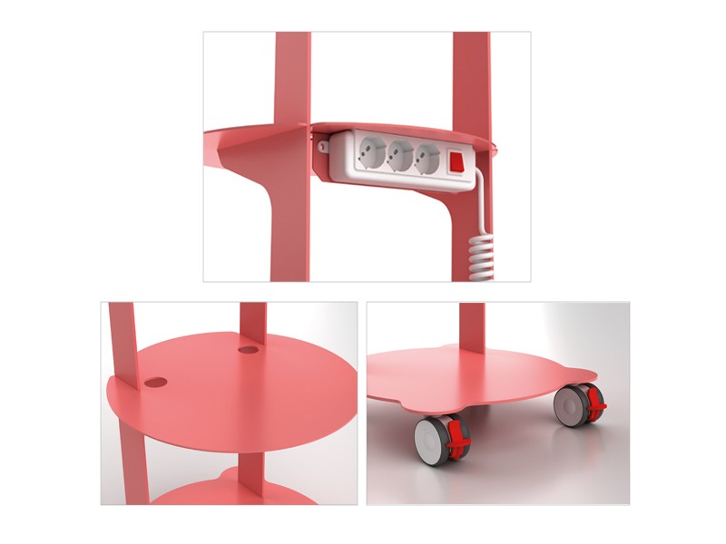 Cosmo Etajera Cu 3 Rafturi Si 3 Prize