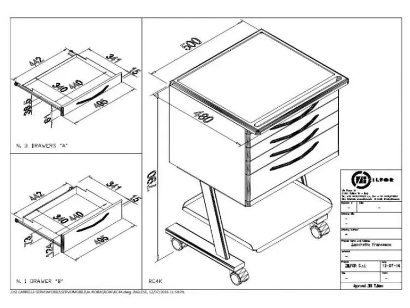 Dulap 4 Sertare RC4K