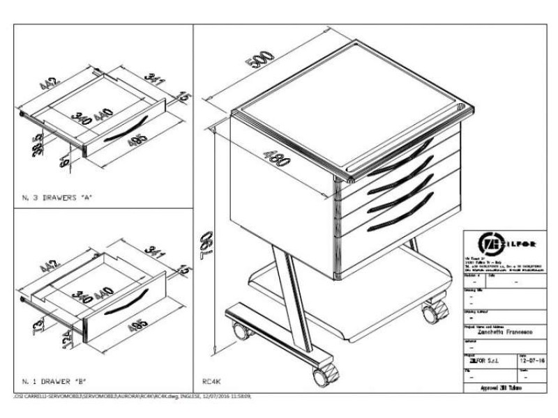 Dulap 4 Sertare RC4K