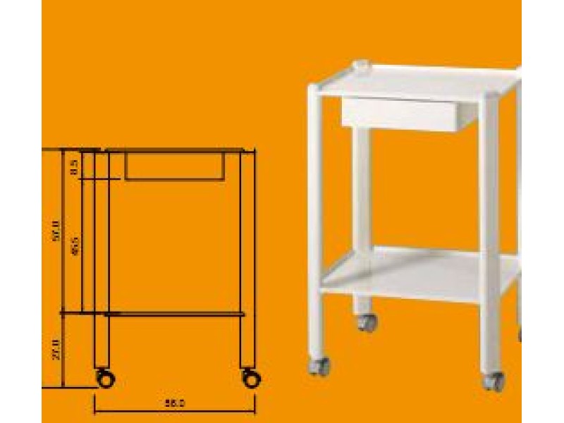 Etajera Trolley Cu Priza C3R