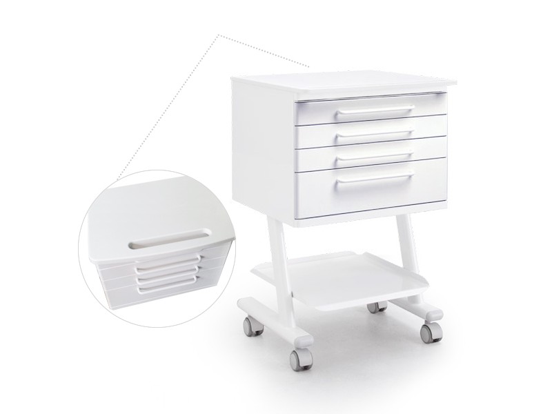 Etajera Trolley Cu Priza C3R