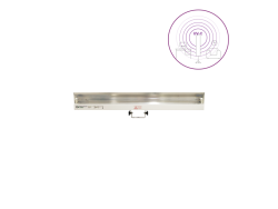 Dispozitiv UV-C LBAI 8W din inox montare pe perete
