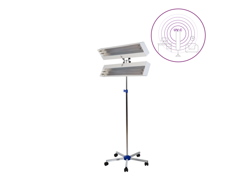 Dispozitiv UV-C LBA-ER 30W cu reflector pe stativ