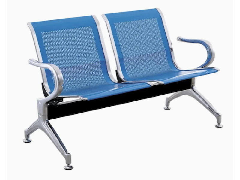 Bancutǎ de așteptare cu 2 locuri din metal