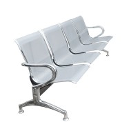 Bancutǎ metalicǎ sală de așteptare 4 locuri