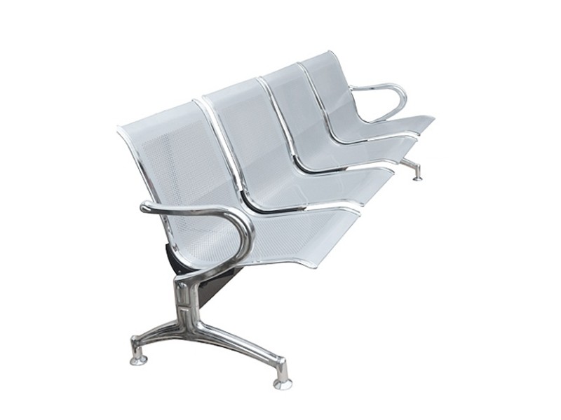 Bancutǎ metalicǎ sală de așteptare 4 locuri