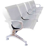 Bancutǎ de așteptare din metal cu 5 locuri