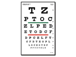 Optotip plansă Gima Snellen 6M