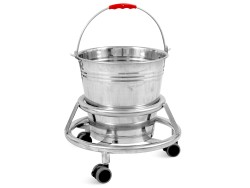Găleată inox mobilă PSKH034-5