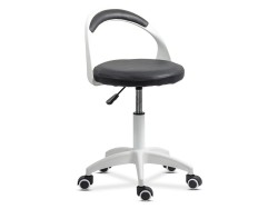 Scaun de birou operativ din piele ecologică negru
