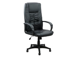 Scaun de birou din piele ecologică negru
