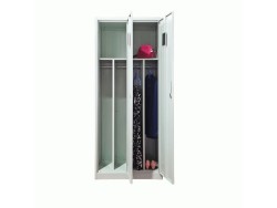 Vestiar metalic compartimentat cu 2 uși 800x450x1800 mm