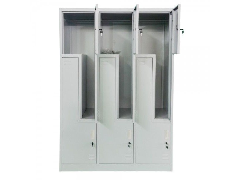 Vestiar metalic 6 uși 1200x450x1800 mm