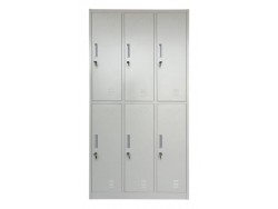 Vestiar metalic 6 uși 900x450x1800 mm