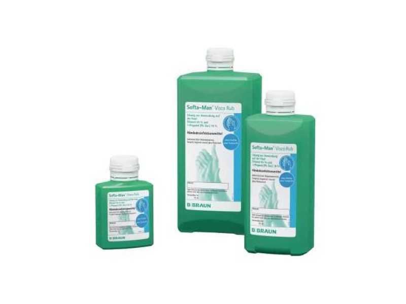 Dezinfectant maini Softa Man ViscoRub 1000 ml  Dezinfectant alcoolic - gel hipoalergenic